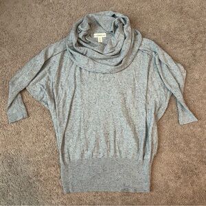 if it were me Anthropologie Heather Gray Cowl Neck Sweater Large